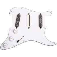 Seymour Duncan Janick Gers loaded pickguard, noir / blanc / noir - Vue 1